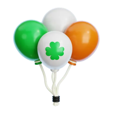Saint Patrick Balloons  3D Icon