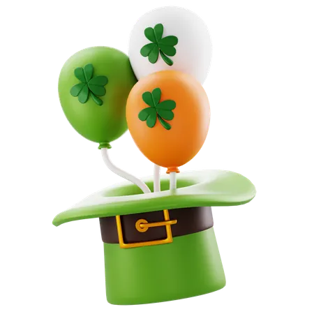 Saint Patrick Balloons  3D Icon