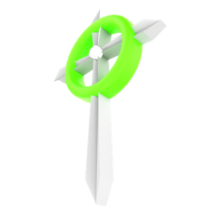 Cible Saint Patrick  3D Icon