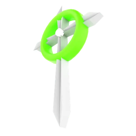 Cible Saint Patrick  3D Icon