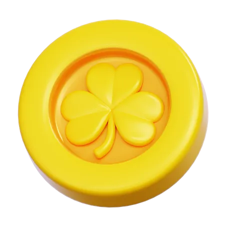 Saint Patrick Coin  3D Icon