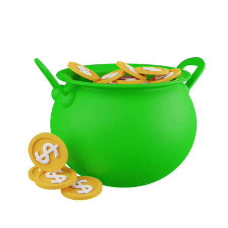 Saint Patrick Coins  3D Icon