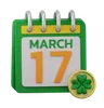 Saint Patrick Day Calender