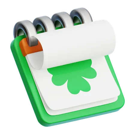 Saint Patrick Day Calender  3D Icon
