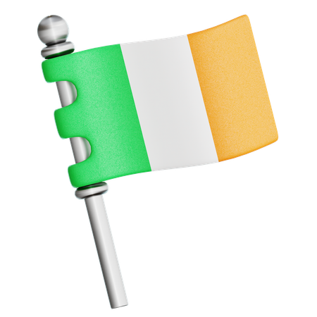Saint Patrick Flag  3D Icon