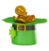 Saint Patrick Hat With Gold Coins