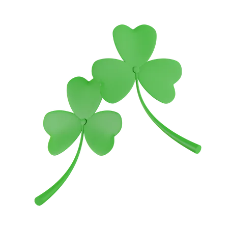 Saint Patrick Leaf  3D Icon