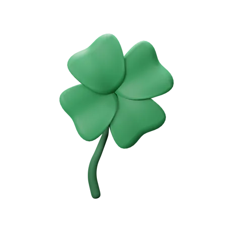 Saint Patrick Leaf  3D Icon