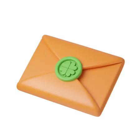 Saint Patrick Letter  3D Icon