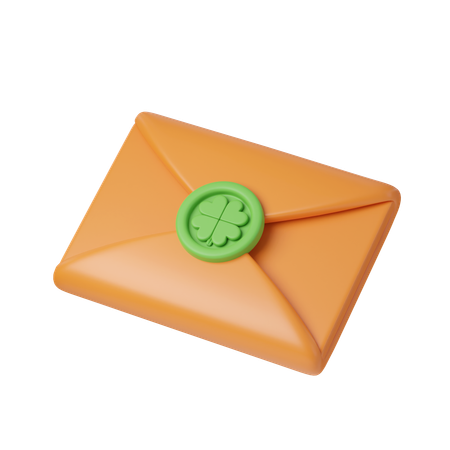 Saint Patrick Letter  3D Icon