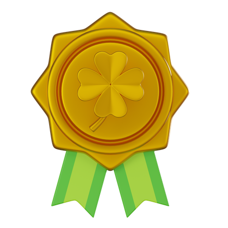 St. Patrick's Day Medaille  3D Icon