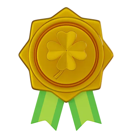 St. Patrick's Day Medaille  3D Icon