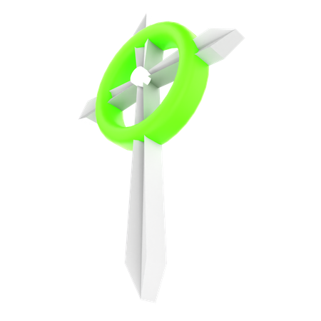 Saint Patrick target  3D Icon