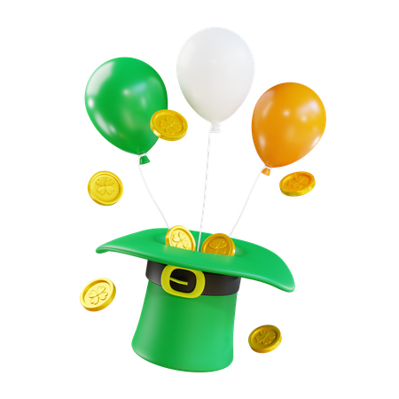 Saint Patricks Day Hat  3D Icon