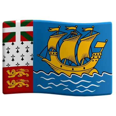 Saint pierre and miquelon  3D Icon