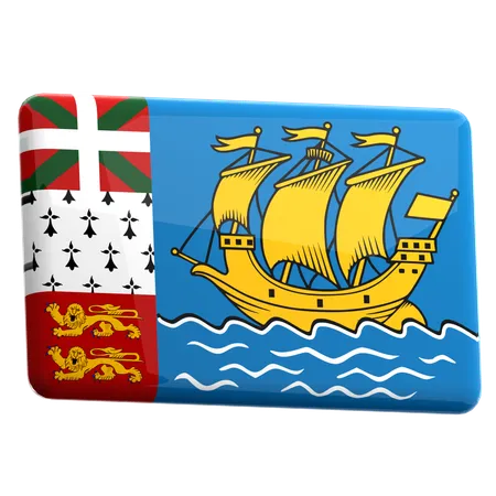 Saint pierre and miquelon  3D Icon