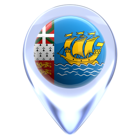 Saint pierre and miquelon  3D Icon