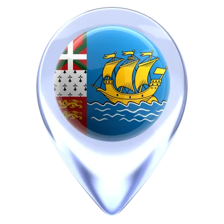 Saint pierre and miquelon  3D Icon