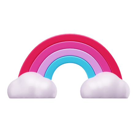 Arc en ciel de la Saint-Valentin  3D Icon