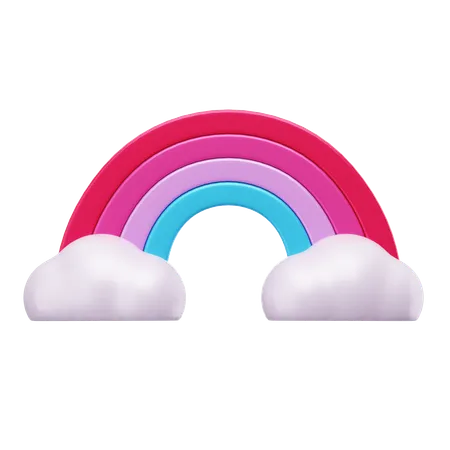 Arc en ciel de la Saint-Valentin  3D Icon