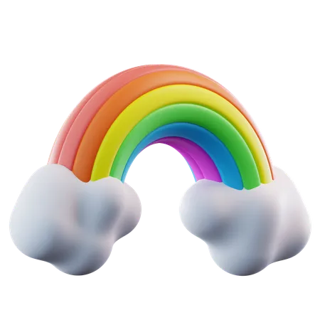 Arc en ciel de la Saint-Valentin  3D Icon