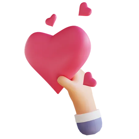 Coeur Saint Valentin  3D Illustration