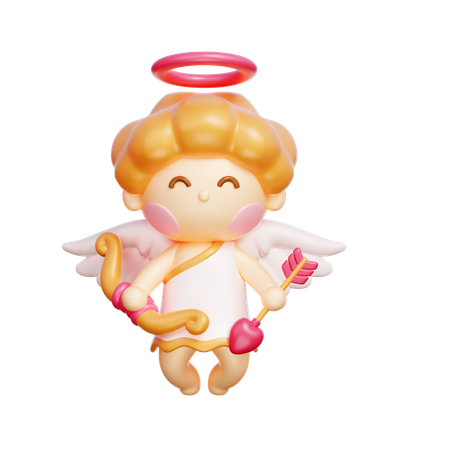 Saint Valentin Cupidon  3D Icon