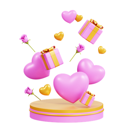 Surprise de la Saint-Valentin  3D Icon