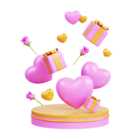 Surprise de la Saint-Valentin  3D Icon