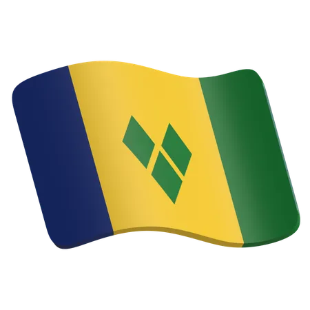 Saint Vincent and the Grenadines  3D Icon