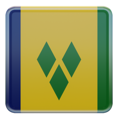 Saint Vincent and the Grenadines Flag  3D Flag