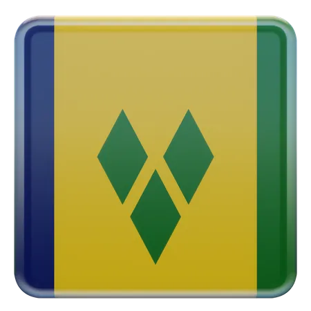 Saint Vincent and the Grenadines Flag  3D Flag