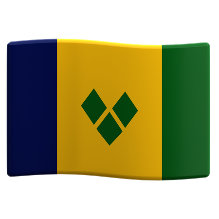 Saint-Vincent-et-les-Grenadines  3D Icon