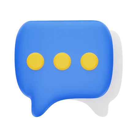 Saisie de messages  3D Icon