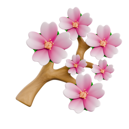 Sakura  3D Icon