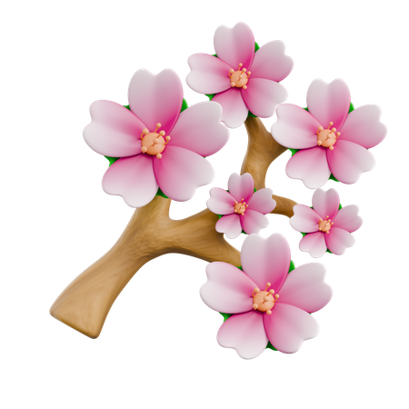Sakura  3D Icon