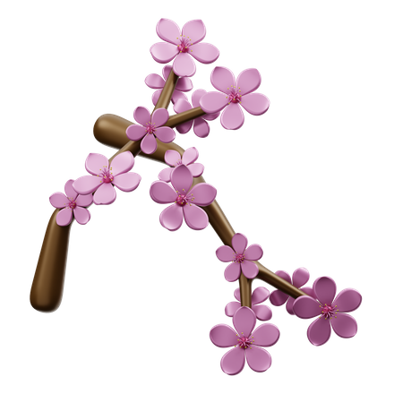 Sakura 3D Illustration