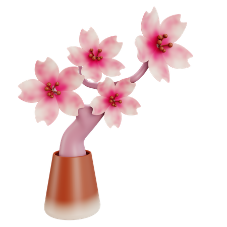 Sakura 3D Illustration