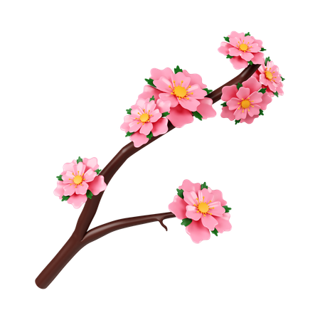 Sakura-Blüten  3D Icon