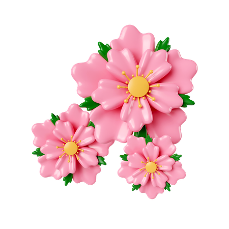 Sakura-Blüten  3D Icon