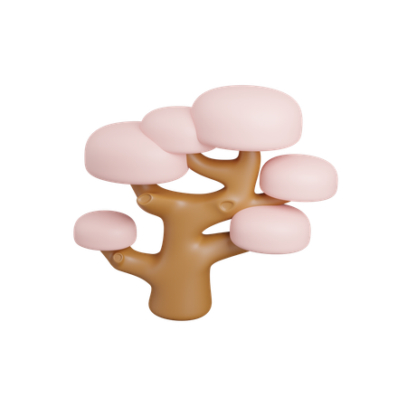 Sakura Tree  3D Icon