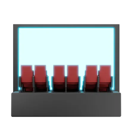 Sala de cine  3D Icon