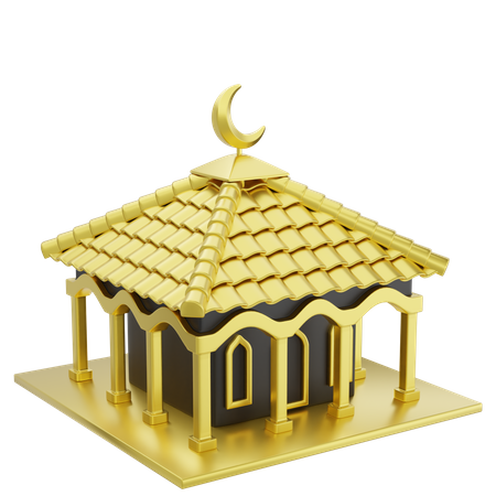 Sala de Oração Islâmica  3D Icon