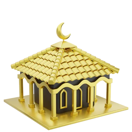 Sala de Oração Islâmica  3D Icon