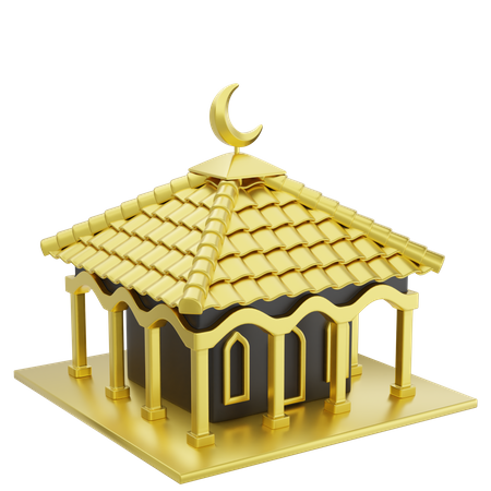 Sala de oración islámica  3D Icon
