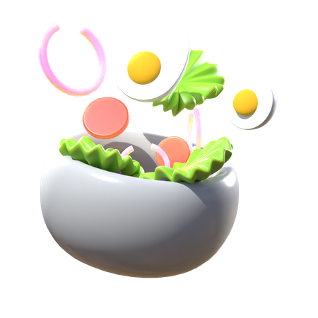 Salad  3D Icon