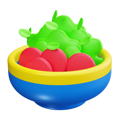 Salad  3D Icon