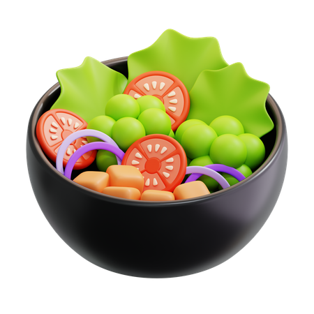 Salad  3D Icon