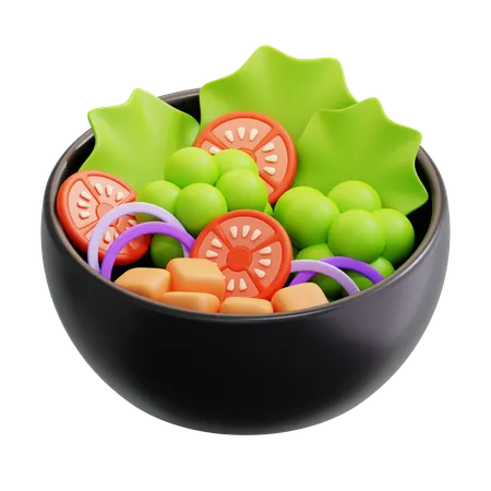 Salad  3D Icon
