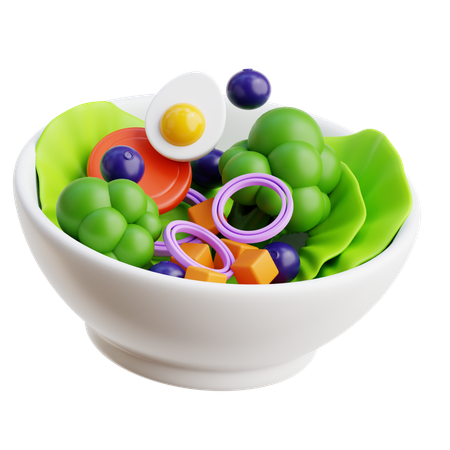 Salad  3D Icon